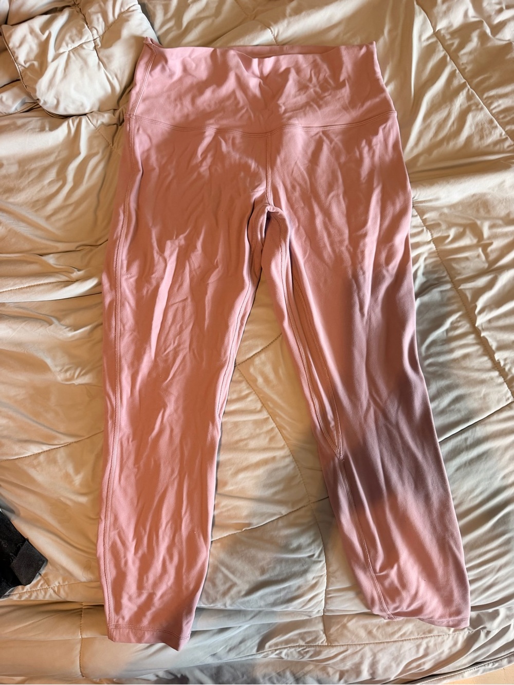 Lululemon Womens Pink High-Waist Leggings
